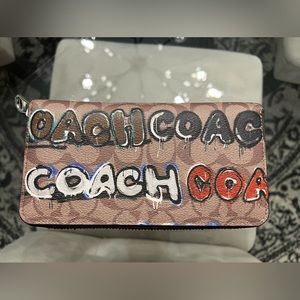 Coach Graffiti large wallet